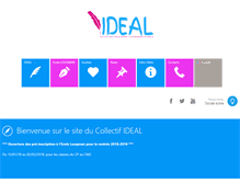 Tablet Screenshot of collectif-ideal.org